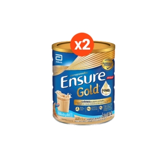 [ทั้งหมด 2 กระป๋อง] ENSURE เอนชัวร์ อาหารสูตรครบถ้วน กลิ่นธัญพืช สูตรหวานน้อย ชนิดผง ขนาด 850 กรัม [SBDCB1K13 คืน 13%][max200Coins]