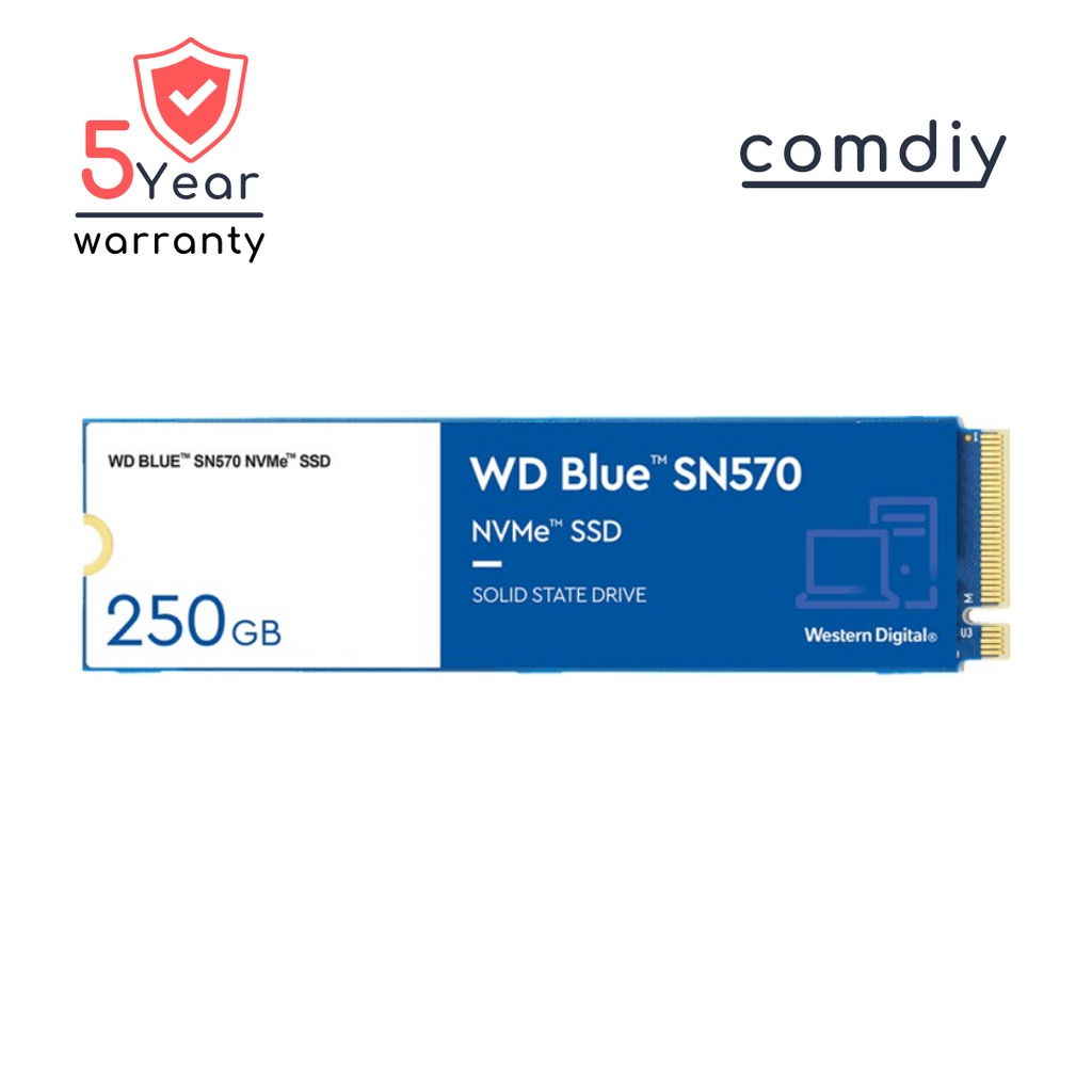 WD BLUE SN570 250GB,500GB SSD NVMe M.2 (ประกัน 5Y) เอสเอสดี
