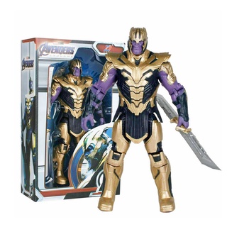 ฟิกเกอร์ Zd Marvel Avengers Super Hero Thanos Play Pvc 7" ของเล่นสําหรับเด็ก