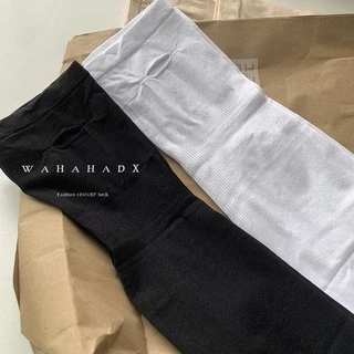 ปลอกเเขนสีพื้นเลียบๆกันUVมีเเบบเกี่ยวนิ้วเเละไม่เกียวนิ้วใส่เเล้วเท่ห์สวยสบายสไตล์เกาหลีต้องใส่ปลอกแขนกันUV