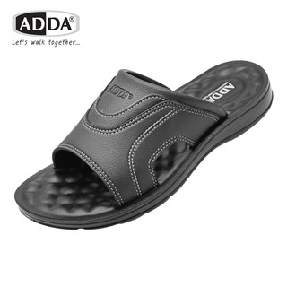 ADDA PU รองเท้าแตะ สำหรับผู้ชาย แบบสวม รุ่น 73801 (ไซส์ 39-45)