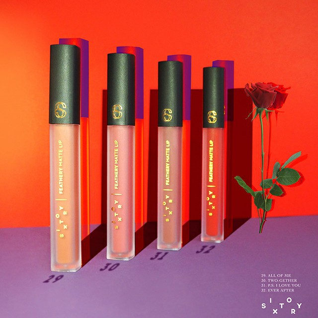 Bling Bling SIXTORY Feathery matte lip ลิปจิ้มจุ่มเนื้อแมท เบาสบายปากเหมือนไม่ได้ทา สีชัด ติดทน ลิปส