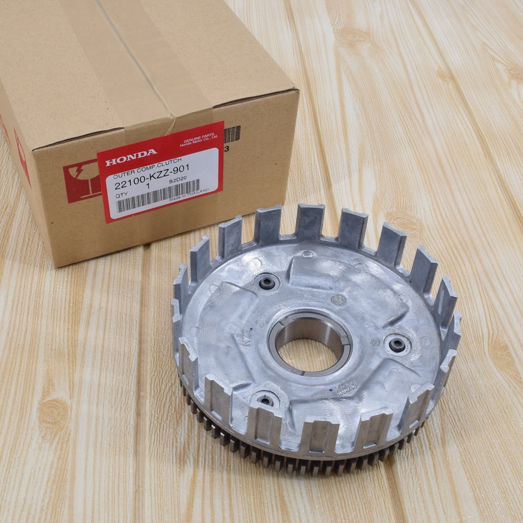 เรือนครัชตัวนอก CRF250 (73ฟัน) แท้ศูนย์ฮอนด้า ราคา/1ชิ้น 22100-KZZ-901 ราคา ถูกที่สุด ดีลบีเคเค