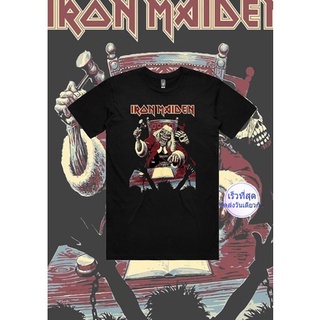 เสื้อยืด iron maiden 2 - เสื้อยืดวงดนตรี kaos band music - kaos Singer - วินเทจ kaos bootleg