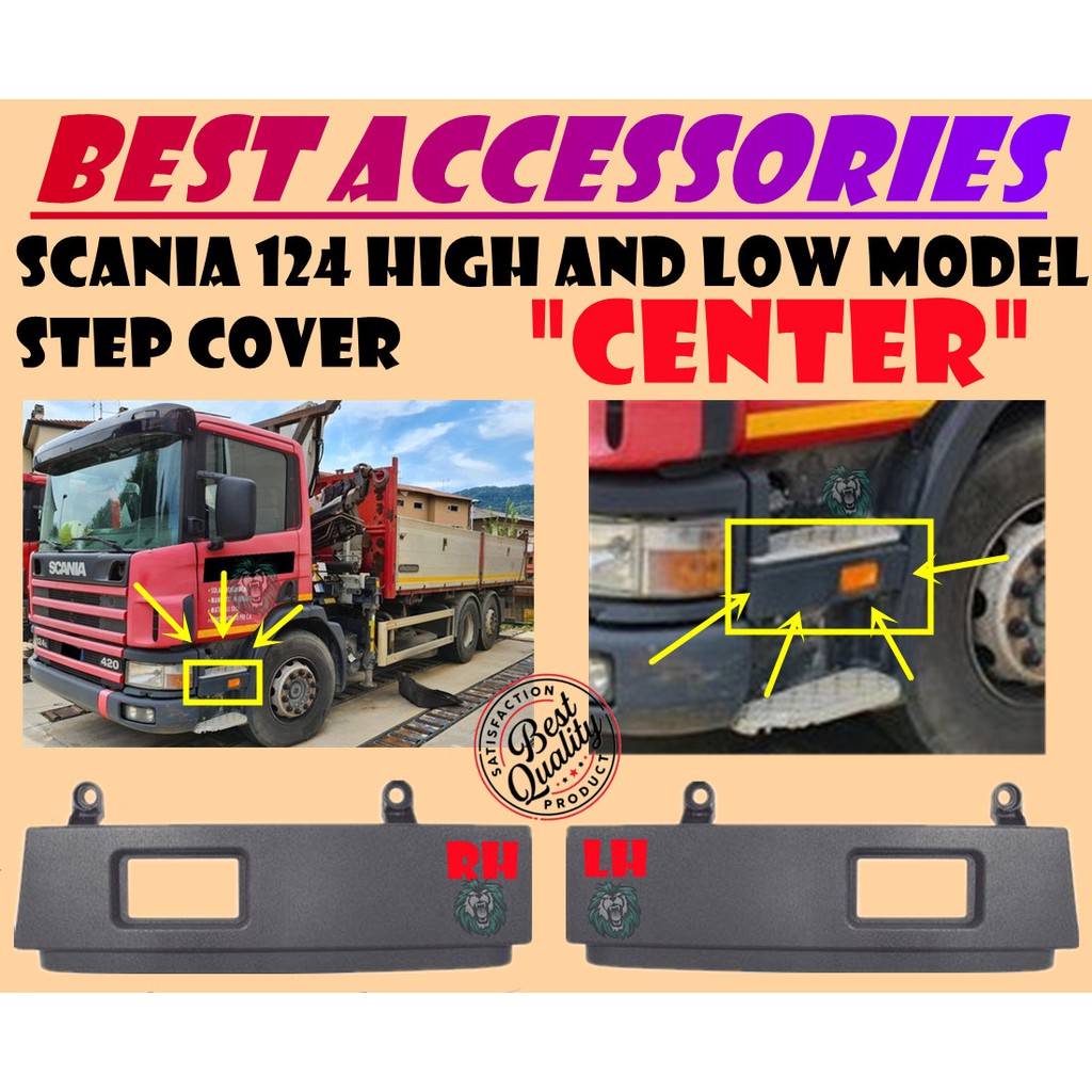 SCANIA 124 HIGH และ LOW MODEL STEP COVER CENTER HIGH QUALUITIES