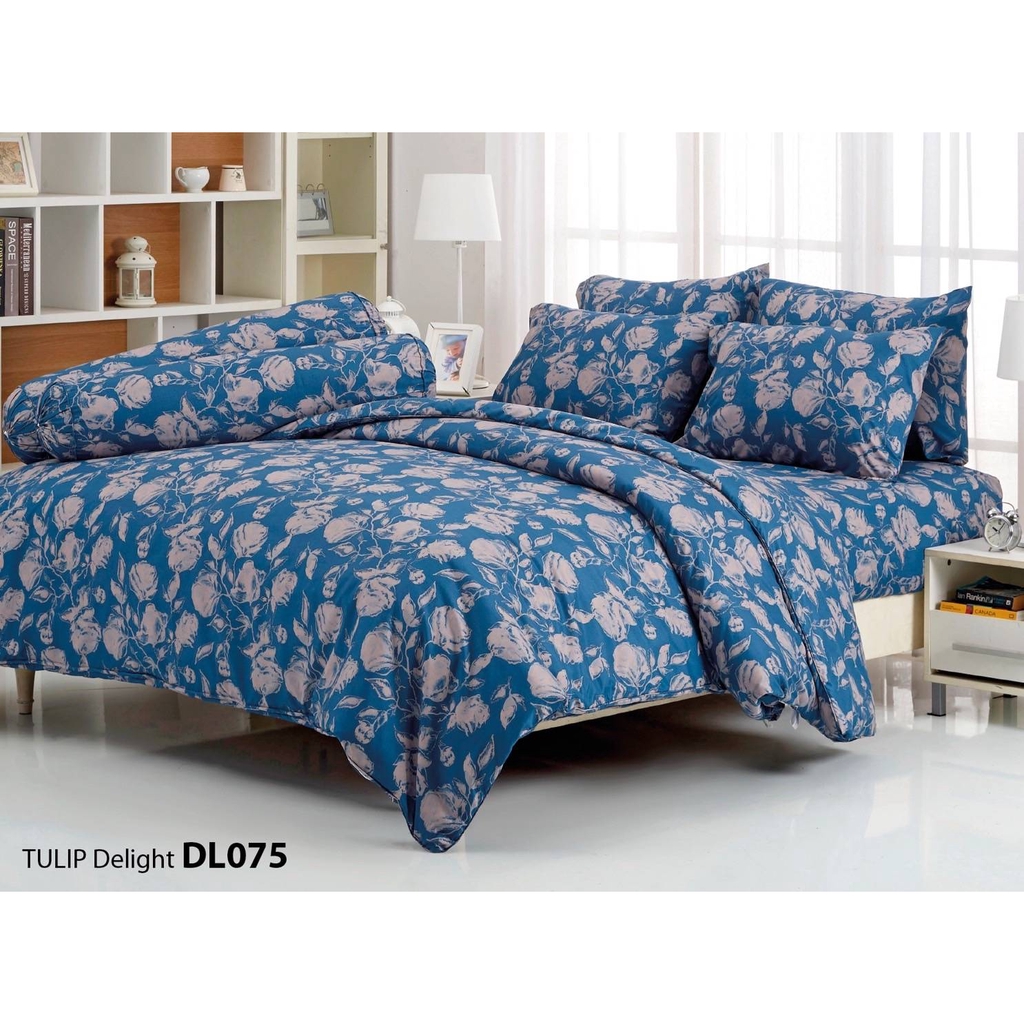 Tulip delight ชุดเครื่องนอน ชุดผ้าปูที่นอน  (3.5, 5, 6ฟุต ) DLC 075, DLC 076,DLC 077 ,DLC 078 ,DLC 0