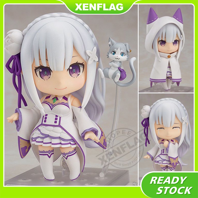 Nendoroid Life ในโลกที่แตกต่างจากศูนย์ Emilia #751 Action Figure Pvc Collection ของขวัญของขวัญ 10 ซม