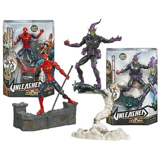 [RARE สินค้าปี 2007+] HASBRO : MARVEL LEGENDS UNLEASHED AMAZING SPIDER-MAN + GREEN GLOBLIN ของใหม่ มือ 1 ของแท้ 100%