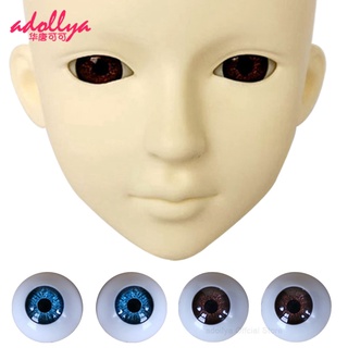 Adollya BJD ดวงตาตุ๊กตา 3D สีน้ําตาลทีล 10 มม. 14 มม. 16 มม. สําหรับตุ๊กตา 1/6 1/4 1/3