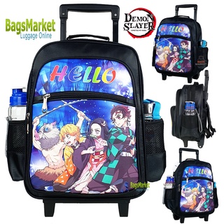 B2B-SHOP🔥🎒Kids Luggage 14" Wheal กระเป๋าเป้มีล้อลากสำหรับเด็ก กระเป๋านักเรียน Style Captain