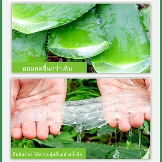 🌵Aloe vera gel 100%🌵300ml ว่านหางจระเข้ Aloe vera gel moisturizing and hydrating ของแท้ 100%