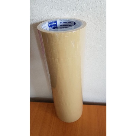 เทปปิดกล่อง OPP สีน้ำตาล ขนาด 2" x 45y(แถว 6 ม้วน)ราคา /ม้วน