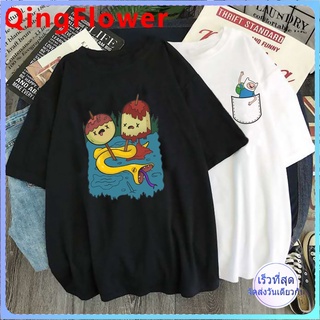 คอตต้อนคอกลมเสื้อยืด พิมพ์ลายกราฟฟิคเจ้าหญิง Bubblegum Rock Adventure Time สไตล์ฮิปฮอป สําหรับผู้ชาย และผู้หญิงS-5XL