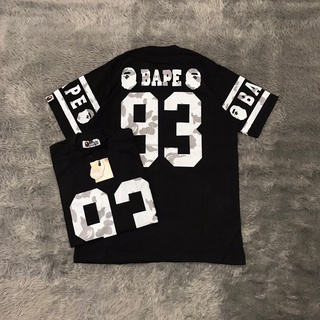 เสื้อยืด A BATHING APE BAPE 93 สีดํา ของแท้