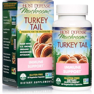 Fungi Perfecti, Host Defense Mushrooms Turkey Tail Mushrooms Boost your immune system. Contains 120 capsules.