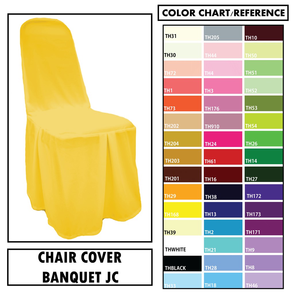 STD - ฝาครอบเก้าอี้ BANQUET & SARUNG KERUSI BANQUET JC X 1KPG