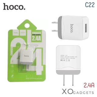 HOCO C22 หัวชาร์จ 2.4A / 1USB Adepter ชาร์จเร็ว QUICK