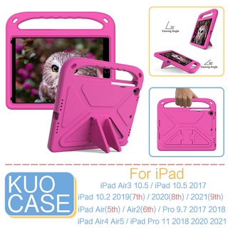 เคส EVA กันกระแทก พร้อมขาตั้ง สําหรับ iPad 10.2 2019 2020 2021 iPad 5 6 Air Air2 Air3 10.5 Air4 Air5 Pro 11 2018 2020 2022