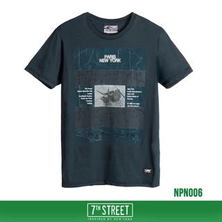 7th Street เสื้อยืด รุ่น NPN006 Paris NY-กรมเข้ม ของแท้ 100%