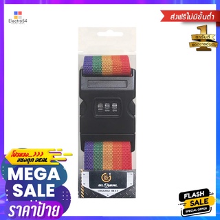 สายรัดกระเป๋า GLOBAL TOURNIQUET สีรุ้งLUGGAGE STRAP GLOBAL TOURNIQUET RAINBOW