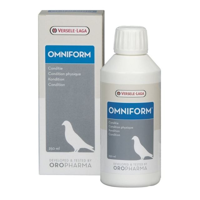 ออมนิฟอร์ม เสริมความแข็งแรง นกพิราบ ไก่ชน Omniform Pigeon Cock, 500 ml.