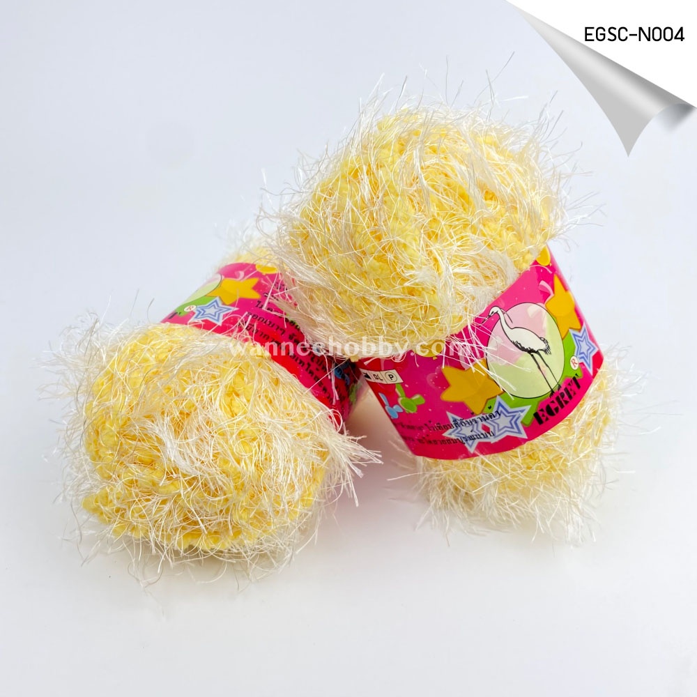 ไหมพรม :ไหมพรมEgret ขนนุ่มเกลียวC (ทูโทน) ((สต็อกตรงตามจิง จัดส่งทุกวัน))