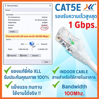 YIDA สายแลน CAT5E สำเร็จรูป คละสี ความยาว 3 เมตร ถึง 25 เมตร.