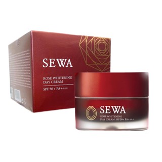 (ของแท้) SEWA Rose Whitening Day Cream SPF50+ PA+++ (30 ml. x 1 กล่อง)