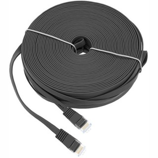 Mazer RJ-45 CAT6 LAN Cable 20/30m Black (M-CAT6F2000-BK/M-CAT6F3000-BK)