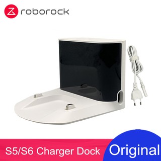 [ของแท้ Original] Roborock แท่นชาร์จ Dock Charging สำหรับ Roborock S5MAXV/S6Max/S6Pure/S50/S51/S55/T4/T6 สีขาว for Xiaomi Vacuum Cleaner 2nd Generation