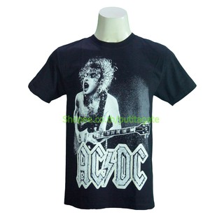 เสื้อวง Ac/Dc เสื้อไซส์ยุโรป acdc เอซี/ดีซี PTA740 เสื้อวงดังๆ วินเทจ