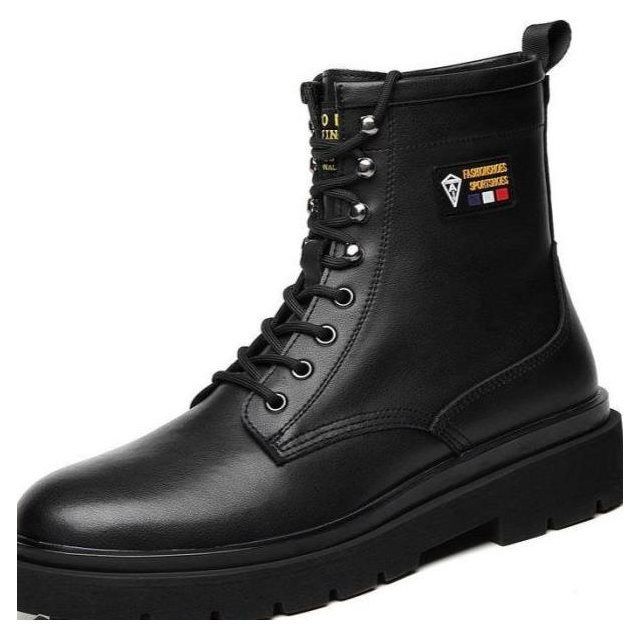 REVIEW FOR FASHION PU LEATHER HIGH HEELS BRITISH MARTIN BOOTS YV5071 main image 1