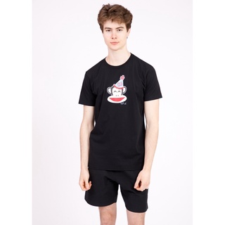 เสื้อยืดผ้าฝ้ายระบายอากาศPaul Frank เสื้อยืด PFGRTSSP2057 UNISEX  TEESHIRT 25 YEARS OF FUN SP20ถูกสุดๆS-5XL