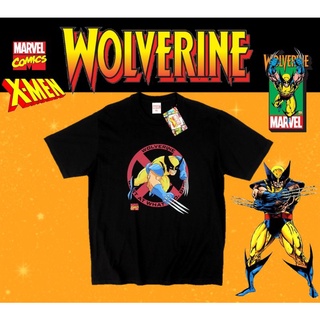 เสื้อยืดMarvel_ลิขสิทธิ์แท้ลายX-Menสีดำ(mvx-245)