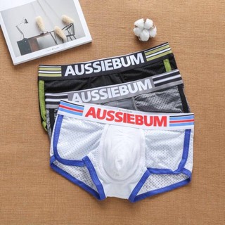 Aussiebum ทรงบ๊อกเซอร์ Boxer  ผ้าต่ข่าย กางเกงในชาย