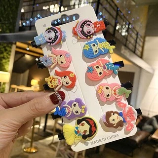 kingshopping A72(ร้านไทย) กิ๊บติดผมรูปการ์ตูน 11ลาย คละลาย(เครื่องประดับสำหรับเด็ก-อุปกรณ์ติดผม)