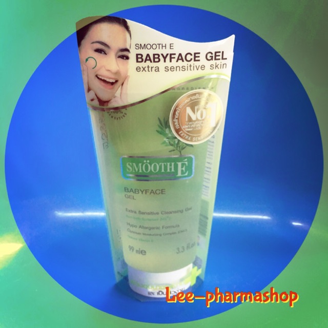 Smooth E Babyface Gel Extra Sensitive Cleansing Gel 165ml.