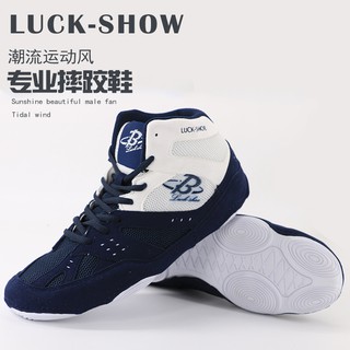 Boxing Shoes Men Training Wrestling Boots High Top Women Professional Fighting Sanda Gym Weightlifting Squat