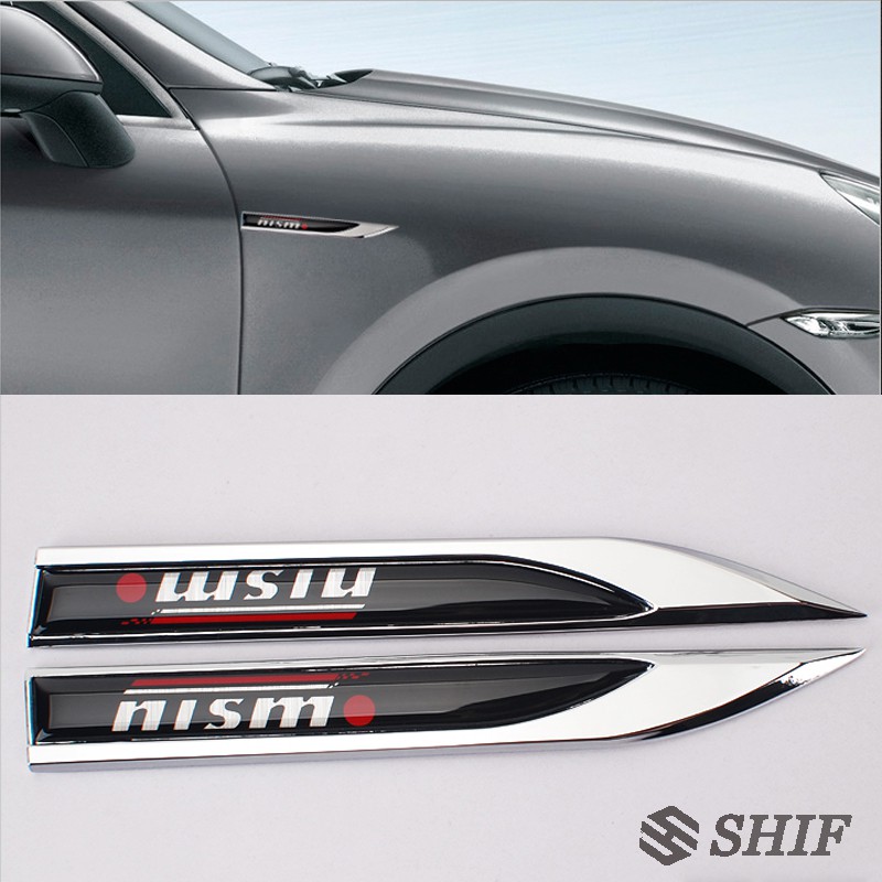 NISMO Emblem Front Grille Badge Sticker Blade Nissan Tiida