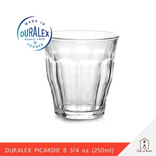 DURALEX Picardie 8 3/4oz (250ml)  แก้วน้ำ แก้วกาแฟ คาเฟ่ (ชุด 6 ใบ)