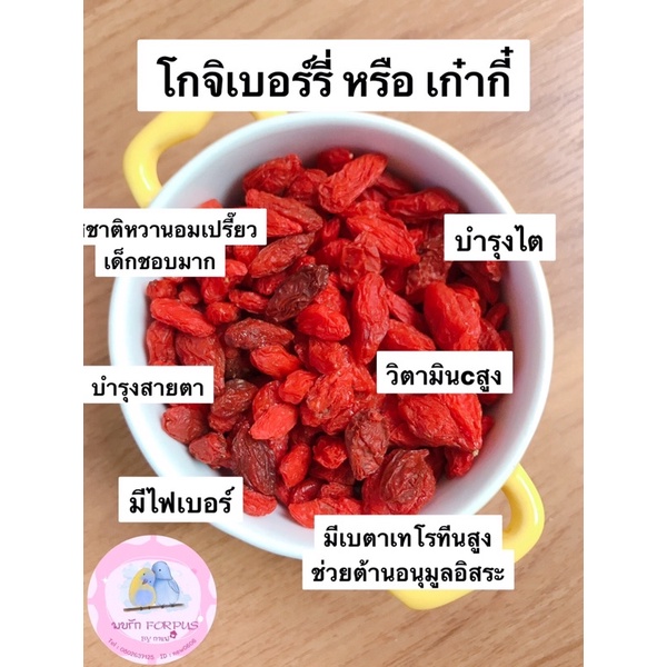 โกจิเบอร์รี่หรือเก๋ากี๋ผลไม้สารพัดประโยชน์ที่ดีต่อลูกมากๆ พร้อมทานไม่ต้องแช่น้ำ