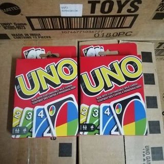 UNO Game การ์ดเกม อูโน่ ลิขสิทธิ์แท้ W2085 CH