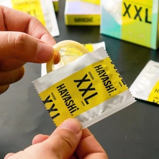 Hayashi XXL Condom Size 56 mm. ถุงยางอนามัยฮายาชิ เอ็กซ์เอ็กซ์แอล ขนาด 56 มม.