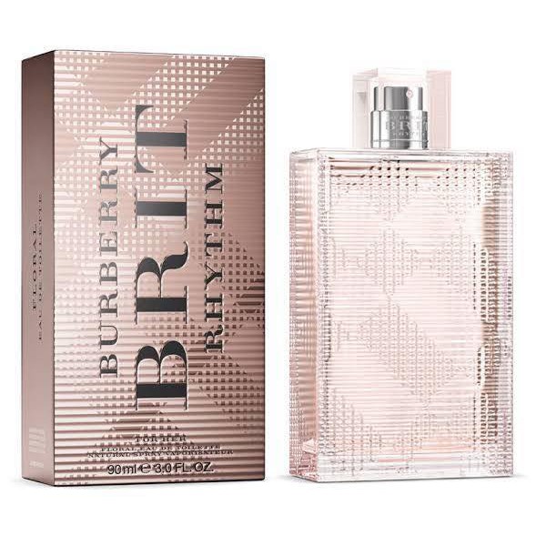 น้ำหอมแท้ Burberry brit rhythm for her floral edt 90ml. กล่องซีล