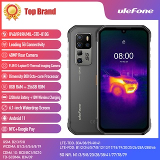 Ulefone Armor 11T 5G Rugged Smartphone FLIR® Thermal Imaging Camera 8GB 256GB 6.1 Android 11 Mobile Phone Support OTG