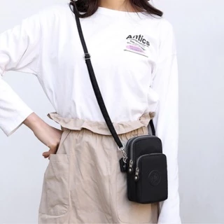 (มีส่งด่วน) ifashionbag(IF1735) กระเป๋าสะพายข้างใส่มือถือ เป็นผ้าไนล่อน