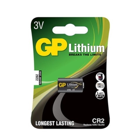 GP CR2 3v Lithium Battery ถูกที่สุด!!! ถ่านลิเธียม