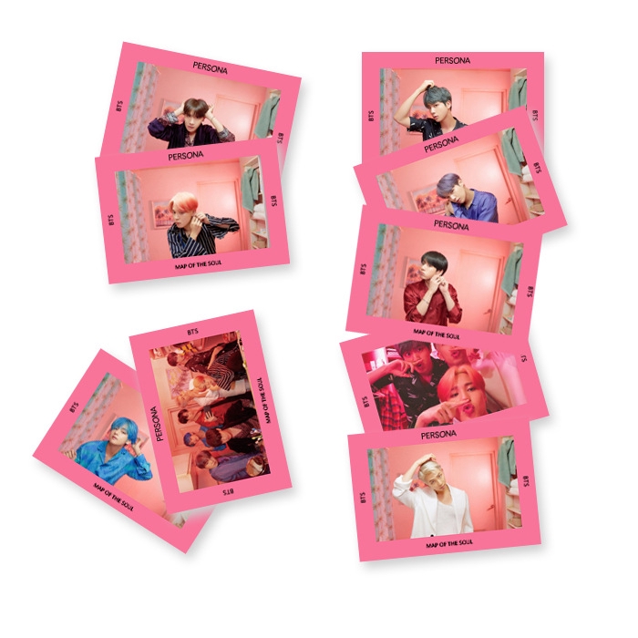 KPOP Bangtan Boys BOY WIHT LUV Clear Photocards Kim Tae Hyung PVC การ์ดรูปถ่ายโปร่งใส