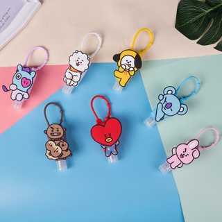 Bt21 ขวดน้ําซิลิโคนลายการ์ตูน 30 มล. พร้อมขวดน้ํา