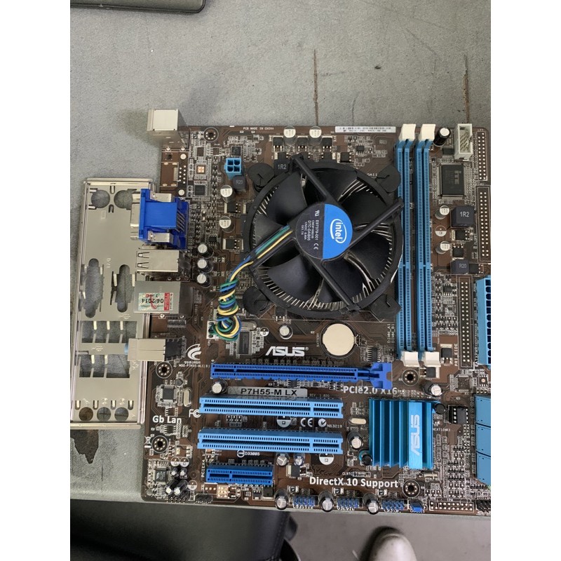 [มือ2] เมนบอร์ด MB ASUS P7H55-M LX LGA 1156 ใช้งานได้ปกติ แถมฟรี cpu i3-540